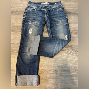 BKE by Buckle Sabrina Women’s Cuffed Capri Jeans